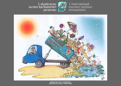 Uluslararası Turizm Karikatürleri yarışması sonuçlandı...