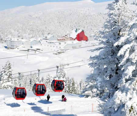 Uludağ'da yabancı turist bereketi