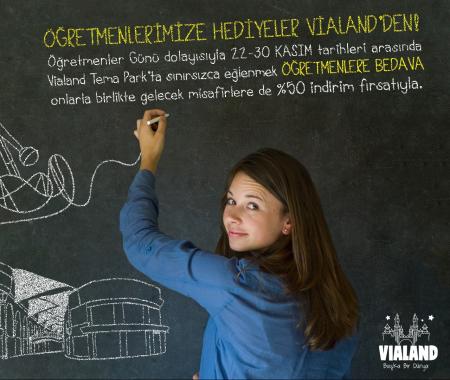 Vialand'tan öğretmenlere 24 Kasım armağanı