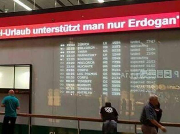 Viyana Havalimanı'ndaki tepki çeken yazı kaldırıldı